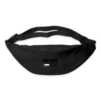 Free Gaza, Palestine Flag, Save Gaza, Palestina - Gürteltasche - Schwarz - Vorne