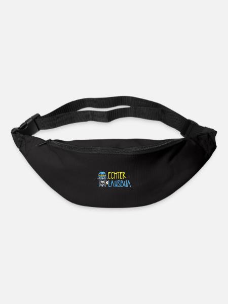 Lausbua Lausbub Lederhosen Trachten - Gürteltasche - Schwarz