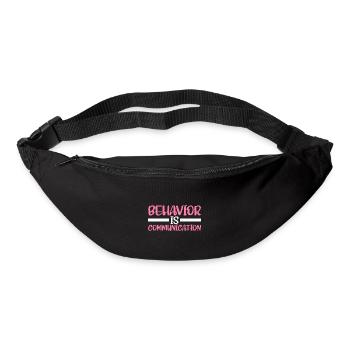 Behavior Is Communication 8 - Bum bag - black - Front