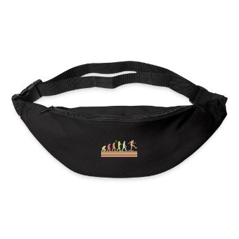 Evolution Skateboarding Skate Retro Streetwear - Gürteltasche - Schwarz - Vorne