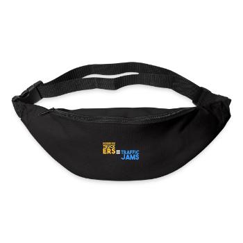 Horror for truckers: traffic jams - Bum bag - black - Front