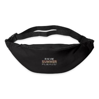 summer please ws - Gürteltasche - Schwarz - Vorne