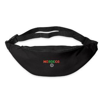 MOROCCAN team supporter football - Bum bag - black - Front