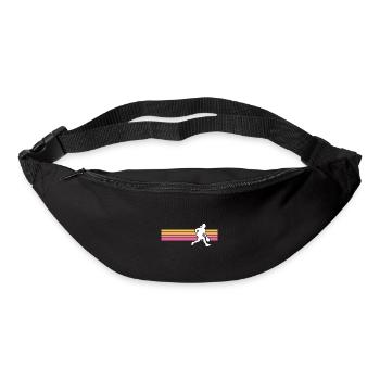 Basketball Frau Bunt Mädchen - Gürteltasche - Schwarz - Vorne