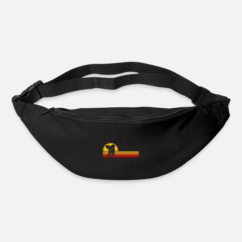 Elefant - Gürteltasche - Schwarz