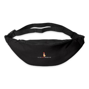 Wie viel Liebe brauchst du? - Gürteltasche - Schwarz - Vorne