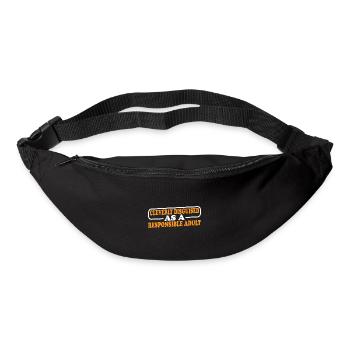 Habilement déguisé en adulte responsable 3 - Sac banane - noir - Devant