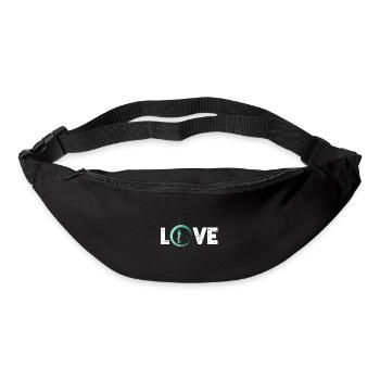 Sporty Hobby Leidenschaft Hammerwurf - Gürteltasche - Schwarz - Vorne