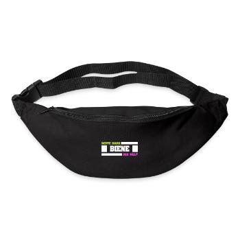 Mutter Biene - Gürteltasche - Schwarz - Vorne