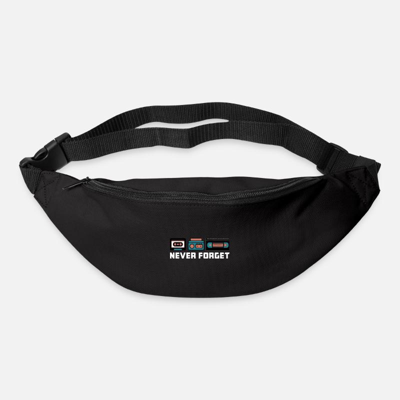 Never Forget - Gürteltasche - Schwarz