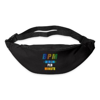 EDM BPM Berlin Per Minute - Bum bag - black - Front
