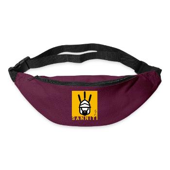 Platz Sanniti - Gürteltasche - Burgunderrot - Vorne