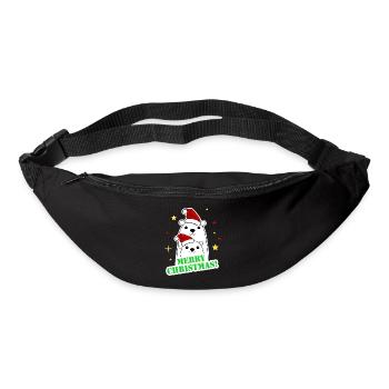 Frohe Weihnachtsfeier - Gürteltasche - Schwarz - Vorne