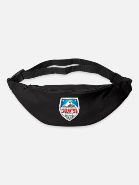 Courmayeur Valle d'Aosta Italy - Bum bag - black