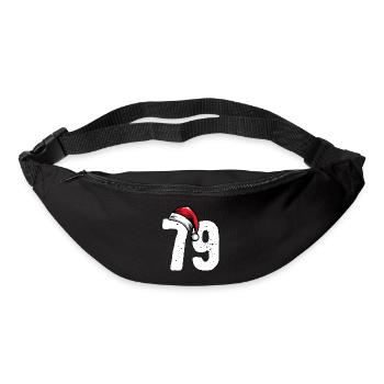 79 Numéro Noël - Sac banane - noir - Devant