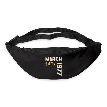 March 1977 Birthday Gift March 1977 - Bum bag - black - Front