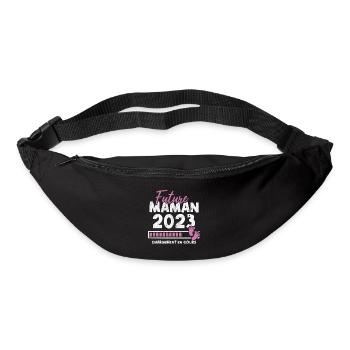 Future maman 2023 chargement en cours - Sac banane - noir - Devant