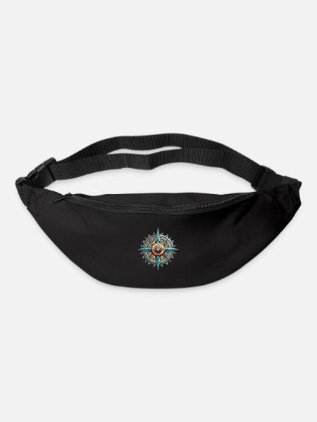 Boussole de voyage - Sac banane - noir