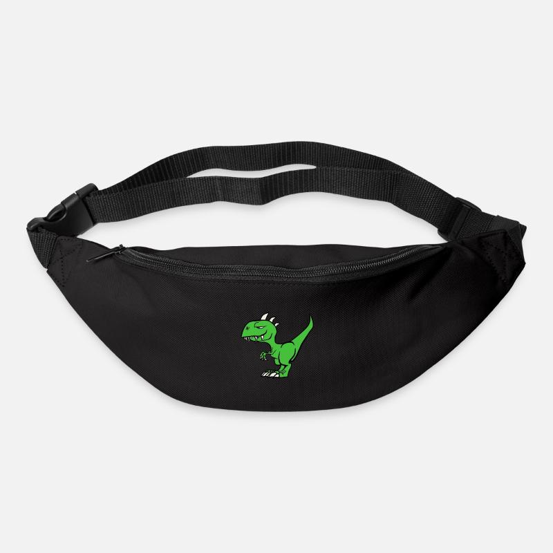 Dinosaurier - Gürteltasche - Schwarz