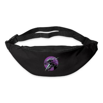 Dinosaurier Tyrannosaurus Rex Kratzer Design - Gürteltasche - Schwarz - Vorne