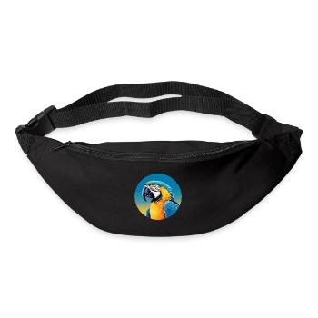 Blue and gold macaw - Bum bag - black - Front