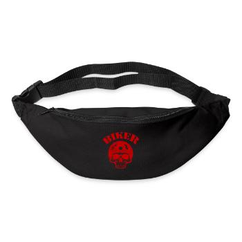 Skeleton Biker - Sac banane - noir - Devant