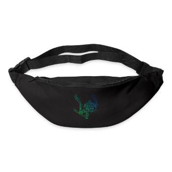 Tauchen Herren Scuba Taucher Scuba Tauchen - Gürteltasche - Schwarz - Vorne