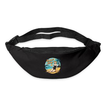 Retro Summer Loving Beach Vibes für einen - Gürteltasche - Schwarz - Vorne