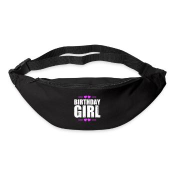 Birthday Girl Saying - Bum bag - black - Front