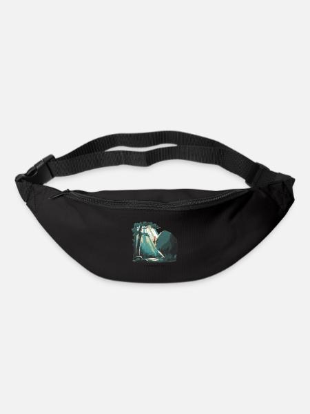 L’escalade de bloc est ma thérapie – L’escalade dans la nature - Sac banane - noir