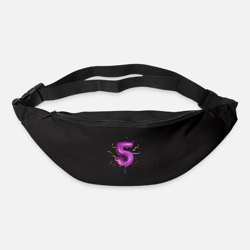 5. Geburtstag - Gürteltasche - Schwarz