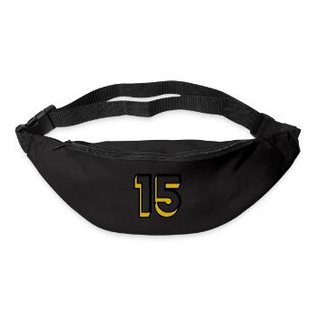 15 YEARS,15TH ANNIVERSARY,15 BIRTHDAY,15 - Bum bag - black - Front