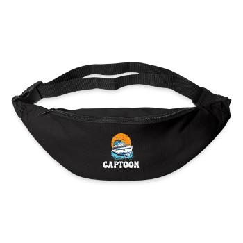Captoon Captain Papa Pontoon King Father's Day - Bum bag - black - Front