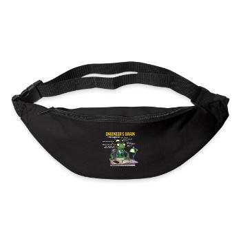 Erneuerbare Nukleare Spruch für Nukleartechnik - Gürteltasche - Schwarz - Vorne