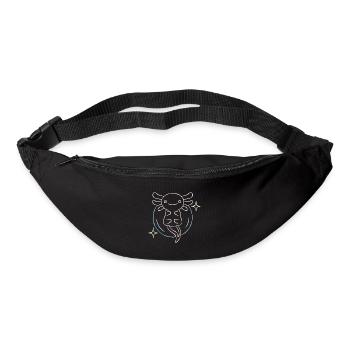 Line Art Design for Axolotl Lovers - Bum bag - black - Front