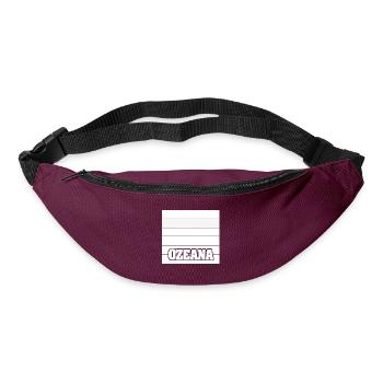 Ozeana comme nom de femme - Sac banane - bordeaux  - Devant