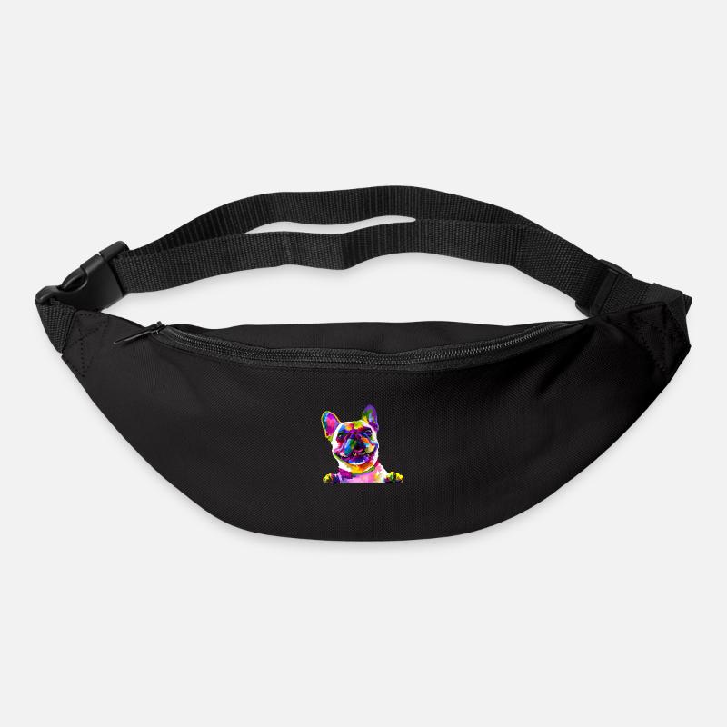 French Bulldog - Bum bag - black