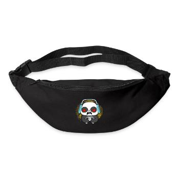 Gaming panda gambling Christmas birthday idea - Bum bag - black - Front