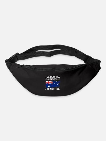 Australien Reise Australier Australierin - Gürteltasche - Schwarz