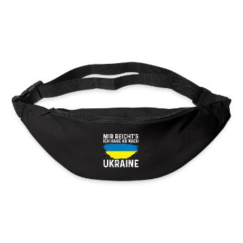 Ukraine Ukrainer Ukrainisches - Gürteltasche - Schwarz - Vorne