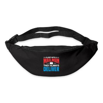 Postbote Briefträger Brief Paketdienst Geschenk - Gürteltasche - Schwarz - Vorne