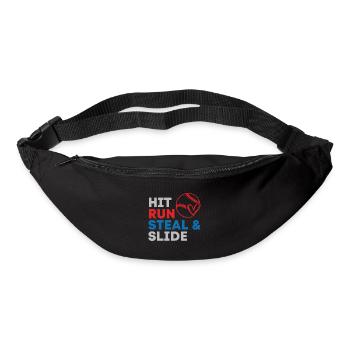hit run baseball - Gürteltasche - Schwarz - Vorne