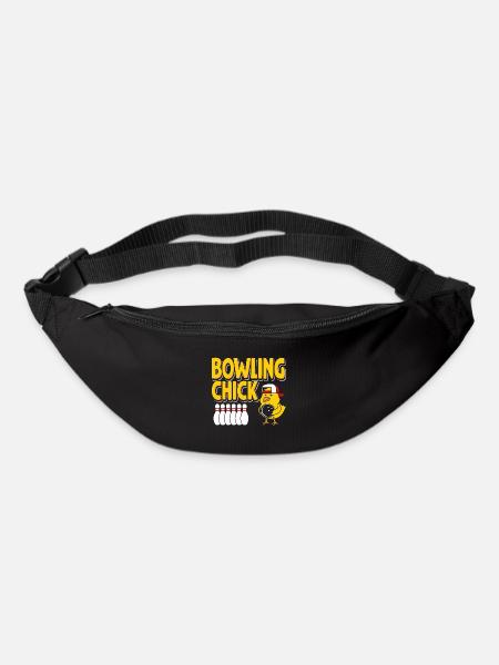 Bowling-Küken - Gürteltasche - Schwarz