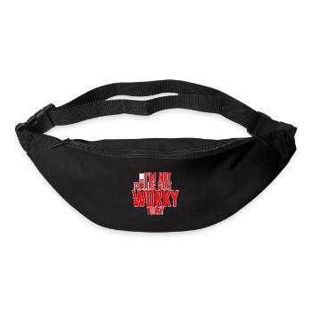 I'm Not Feeling Very Worky Today - Bum bag - black - Front