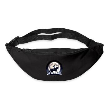 Fille Quarter Horse - Sac banane - noir - Devant