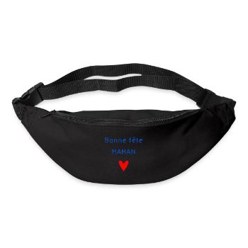 OMA. MUTTERTAG. ALLES GUTE ZUM OMA-TAG. ICH LIEBE DICH - Gürteltasche - Schwarz - Vorne