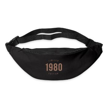 1980 Édition Limitée Style Rétro Cadeau d’Anniversaire - Sac banane - noir - Devant
