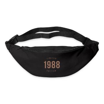 1988 Édition limitée Style rétro Cadeau d’anniversaire - Sac banane - noir - Devant