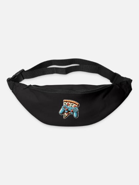 Pizza Gaming Gamer - Sac banane - noir
