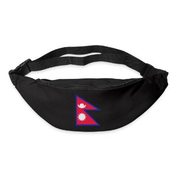 Flag of Nepal - Bum bag - black - Front